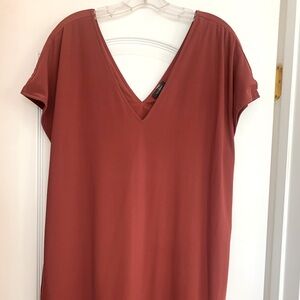 Nordstrom Halogen cranberry shift dress